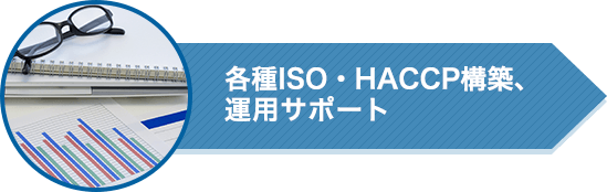 各種ISO・HACCP構築、運用サポート