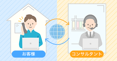 モート取得サポート実施中
