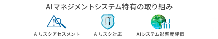 AIマネジメントシステム特有の取り組み