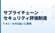 サプライチェーンセキュリティ評価制度とは？★3・★4の違いと費用を解説
