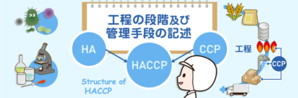 HACCPシステム構築の手順  第4講座 工程の段階及び管理手段の記述